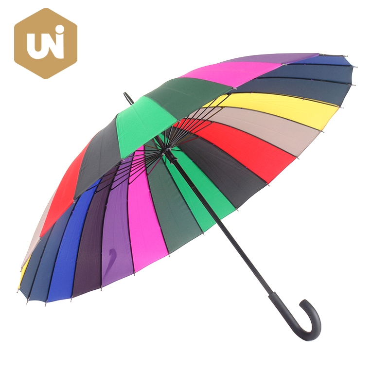 Rainbow Dewasa Stick Payung